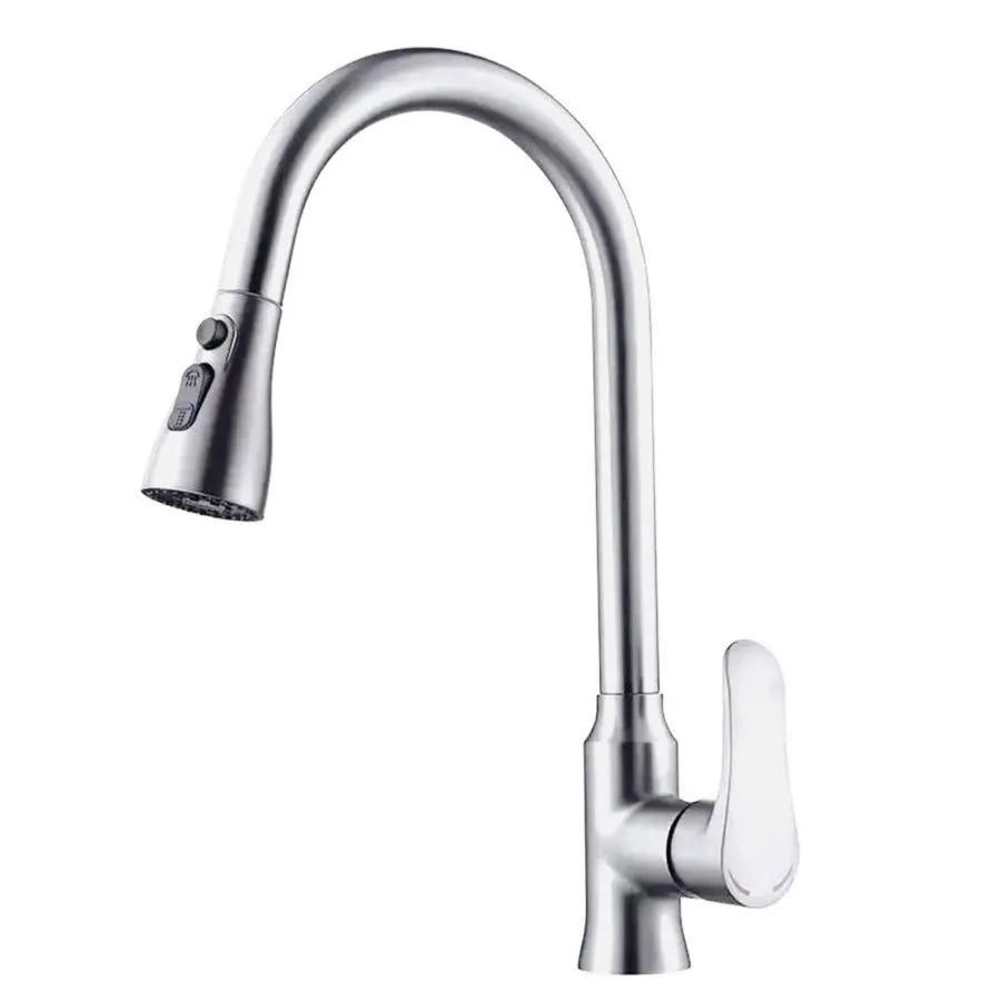Baterie Bucătărie Duș Extractibil Inox ZY1014 | ZYHome - vivimall.ro