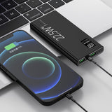 Baterie externă Vivimall 10000 mAh conectată la smartphone Android, încărcare rapidă 22.5W