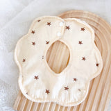 Baveta Tip Floare Din Bumbac Crem | BabyBloom 2 - vivimall.ro