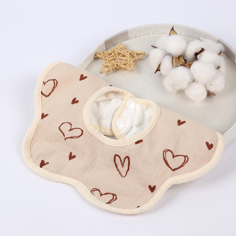 Baveta Tip Floare Din Bumbac Crem | BabyBloom 2 - vivimall.ro