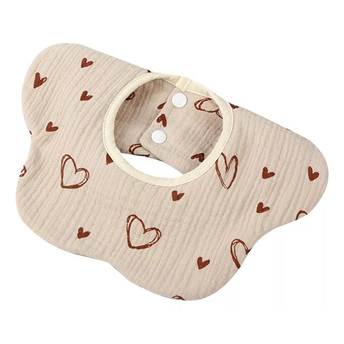 Baveta Tip Floare Din Bumbac Crem | BabyBloom 2 - vivimall.ro
