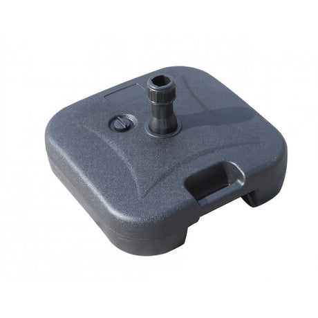 Baza Umbrela Din Plastic, Patrata, 22 Litri, Neagra - vivimall.ro