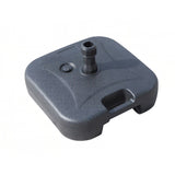 Baza umbrela din plastic, Vivimall, patrata, 22 litri, neagra - vivimall.ro