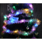 Beteala Craciun cu LED, Multicolora, simpla, 2 m x 5 cm, PVC, Sir, Artificiala, Vivimall - vivimall.ro