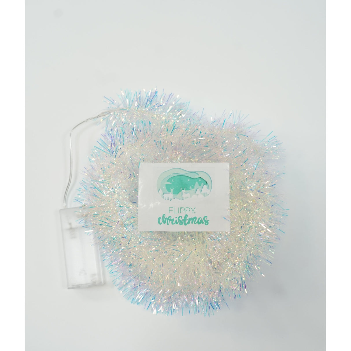 Beteala Craciun cu LED, Multicolora, simpla, 2 m x 5 cm, PVC, Sir, Artificiala, Vivimall - vivimall.ro