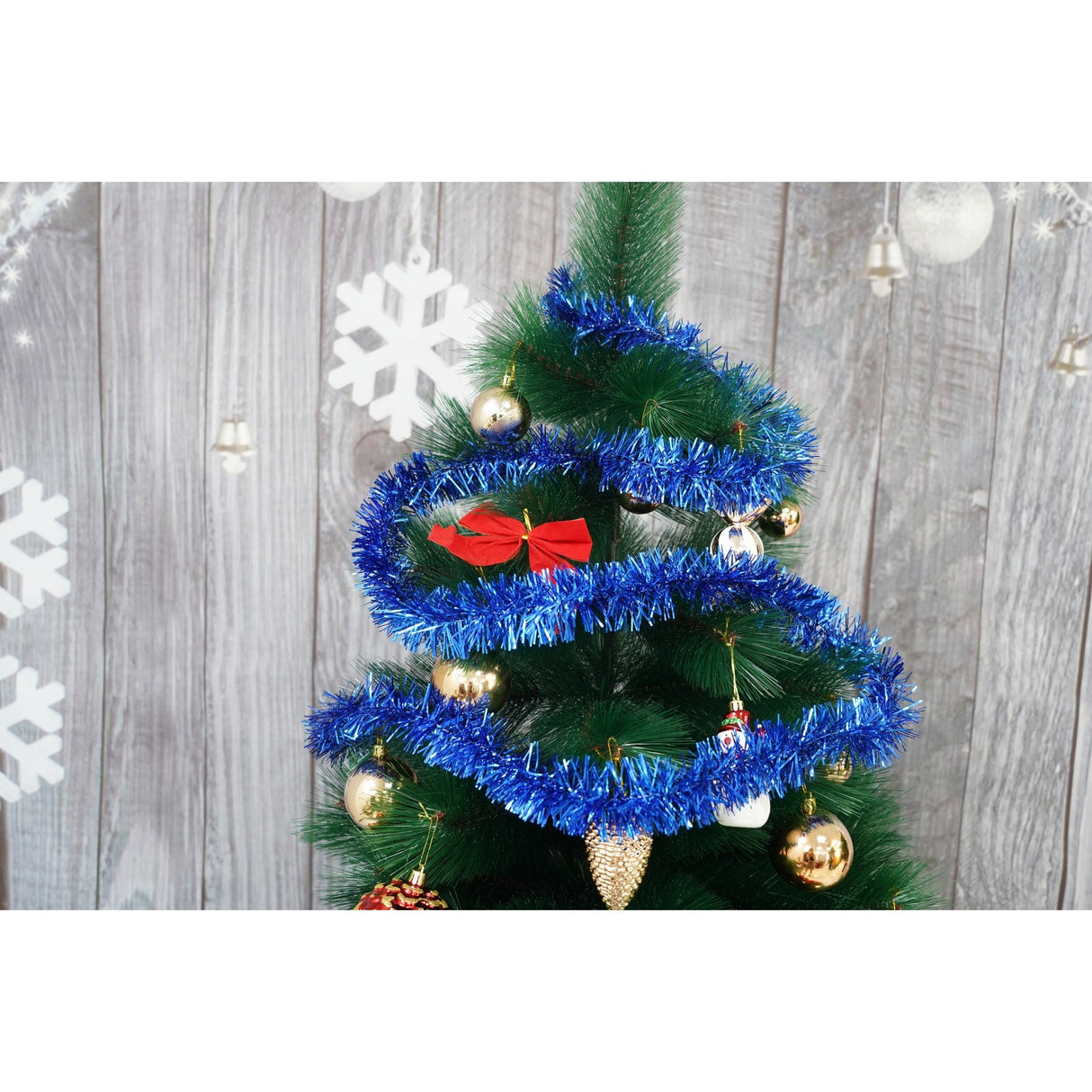 Beteala Craciun, Flippy, albastru, marimea: 2 m x 5 cm material:folie PVC, interior/exterior - vivimall.ro