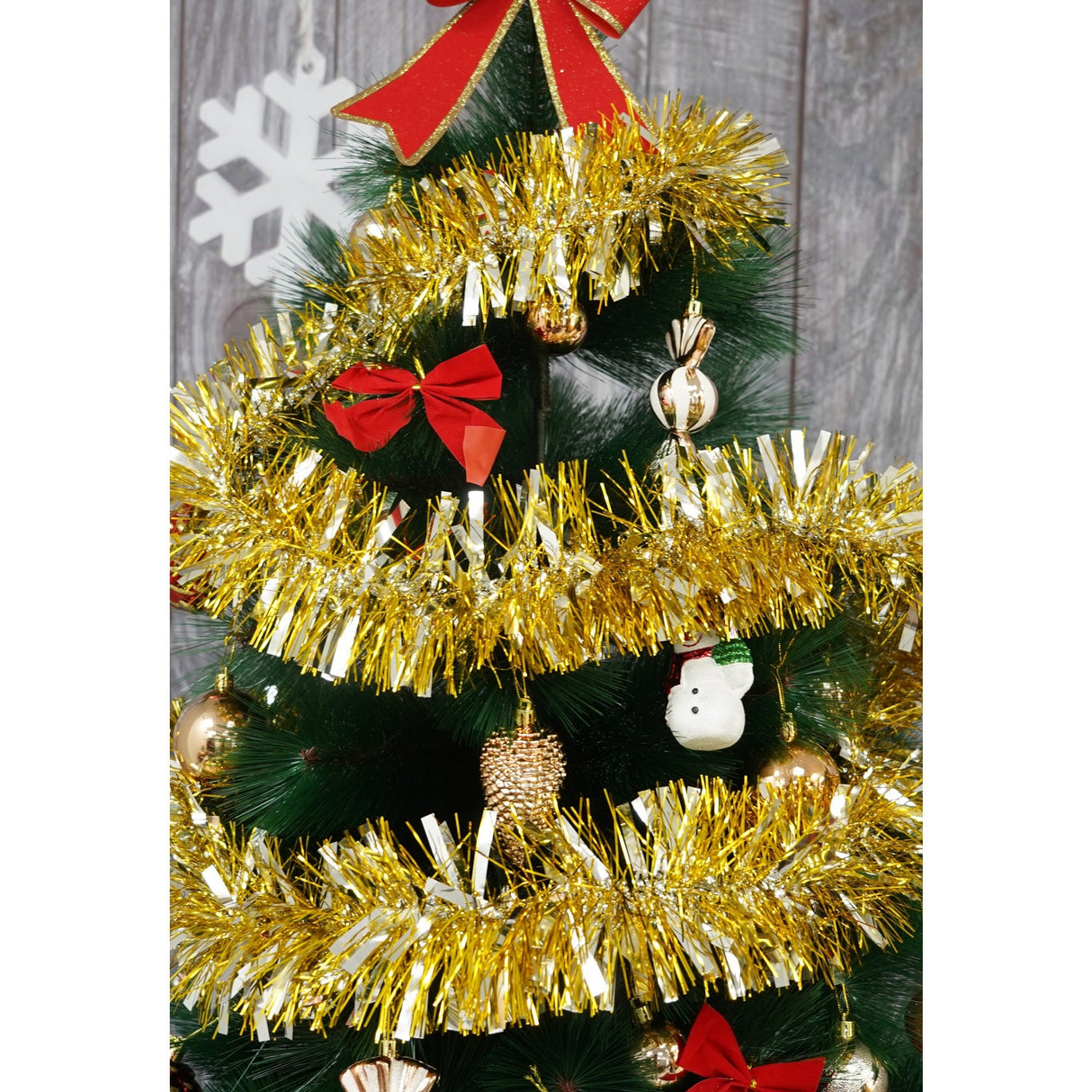 Beteala Craciun, Flippy, argintiu, marimea: 2 m x 11 cm material:folie PVC, interior/exterior - vivimall.ro