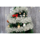 Beteala Craciun, Flippy, argintiu, marimea: 2 m x 11 cm material:folie PVC, interior/exterior - vivimall.ro