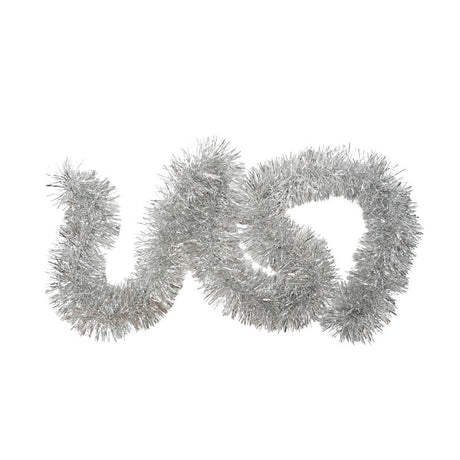 Beteala Craciun, Flippy, argintiu, marimea: 2 m x 11 cm material:folie PVC, interior/exterior - vivimall.ro