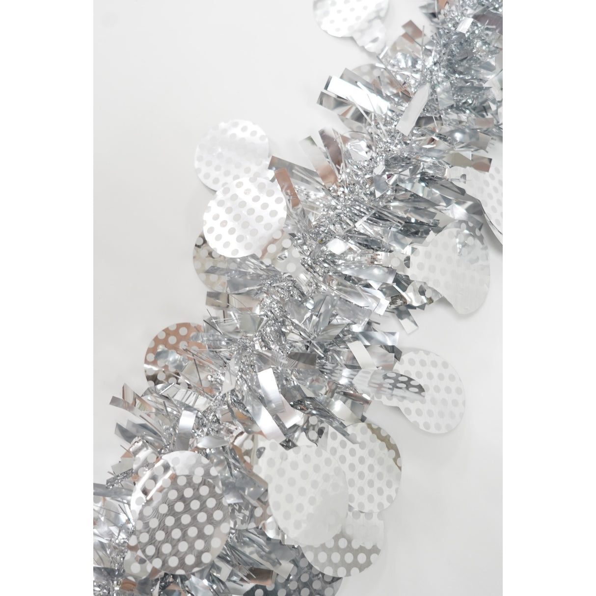 Beteala Craciun, Flippy, argintiu, marimea:  2 m x 11 cm x 9 cm material:folie PVC, interior/exterior - vivimall.ro