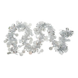 Beteala Craciun, Flippy, argintiu, marimea:  2 m x 11 cm x 9 cm material:folie PVC, interior/exterior - vivimall.ro