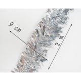 Beteala Craciun, Flippy, argintiu, marimea:  2 m x 6.5 cm material:folie PVC, interior/exterior - vivimall.ro