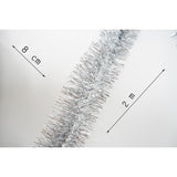 Beteala Craciun, Flippy, argintiu, marimea: 2 m x 8 cm material:folie PVC, interior/exterior - vivimall.ro