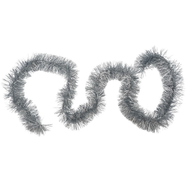 Beteala Craciun, Flippy, argintiu, marimea: 2 m x 9 cm material:folie PVC, interior/exterior - vivimall.ro