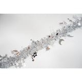 Beteala Craciun, Flippy, argintiu, marimea: 2 m x 9 cm x 5 cm material:folie PVC, interior/exterior - vivimall.ro