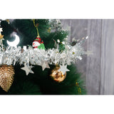 Beteala Craciun, Flippy, argintiu, marimea: 2 m x 9 cm x 5 cm material:folie PVC, interior/exterior - vivimall.ro