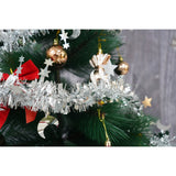 Beteala Craciun, Flippy, argintiu, marimea: 2 m x 9 cm x 5 cm material:folie PVC, interior/exterior - vivimall.ro