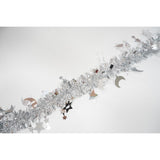 Beteala Craciun, Flippy, argintiu, marimea: 2 m x 9 cm x 5 cm material:folie PVC, interior/exterior - vivimall.ro