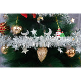 Beteala Craciun, Flippy, argintiu, marimea: 2 m x 9 cm x 5 cm material:folie PVC, interior/exterior - vivimall.ro