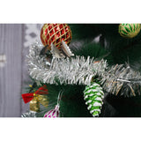 Beteala Craciun, Flippy, argintiu, marimea: 2 m x 9 cm x 5 cm material:folie PVC, interior/exterior - vivimall.ro