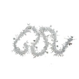 Beteala Craciun, Flippy, argintiu, marimea: 2 m x 9 cm x 5 cm material:folie PVC, interior/exterior - vivimall.ro