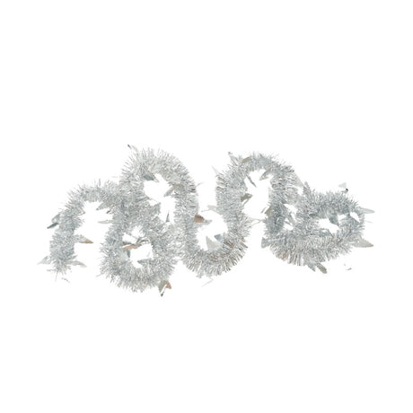 Beteala Craciun, Flippy, argintiu, marimea: 2 m x 9 cm x 5 cm material:folie PVC, interior/exterior - vivimall.ro