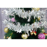 Beteala Craciun, Flippy, argintiu, marimea: 2 m x 9 cm x 9 cm material:folie PVC, interior/exterior - vivimall.ro