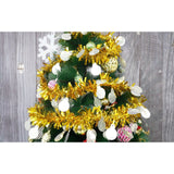 Beteala Craciun, Flippy, auriu, marimea:  2 m x 11 cm x 9 cm material:folie PVC, interior/exterior - vivimall.ro