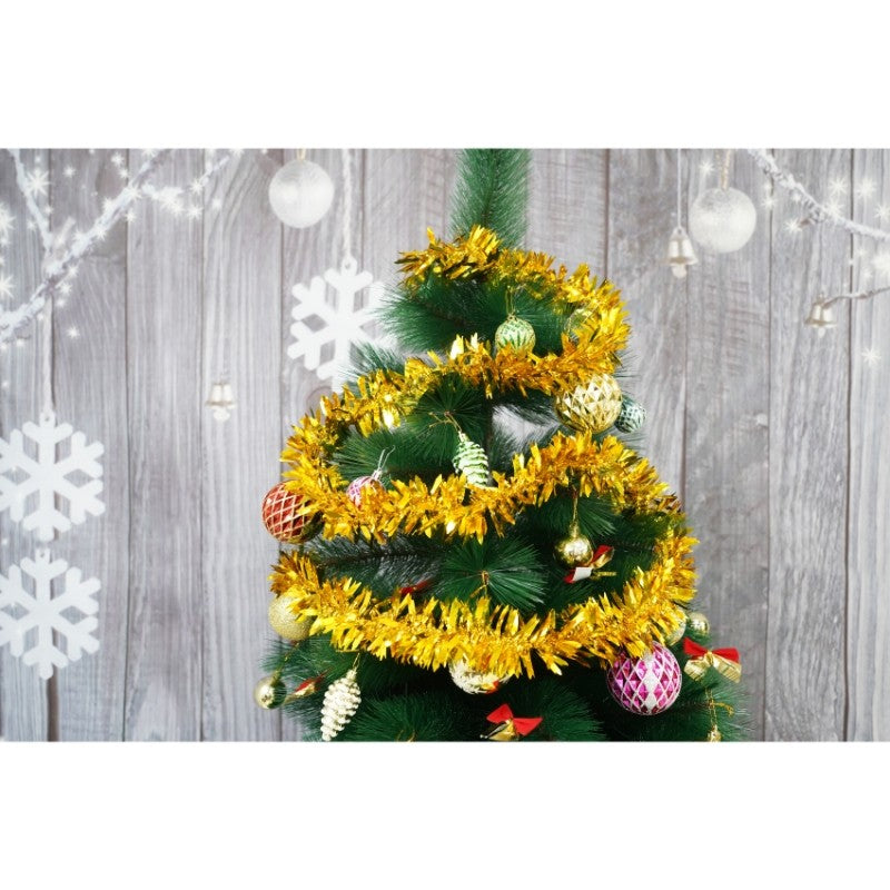 Beteala Craciun, Flippy, auriu, marimea:  2 m x 6.5 cm material:folie PVC, interior/exterior - vivimall.ro