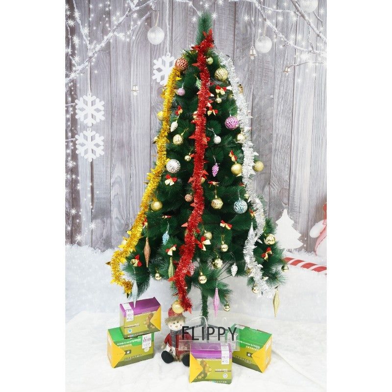 Beteala Craciun, Flippy, auriu, marimea: 2 m x 9 cm x 5 cm material:folie PVC, interior/exterior - vivimall.ro