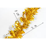 Beteala Craciun, Flippy, auriu, marimea:  2 m x 9 cm x 9 cm material:folie PVC, interior/exterior - vivimall.ro