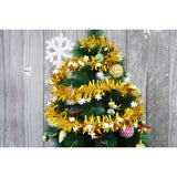 Beteala Craciun, Flippy, auriu, marimea:  2 m x 9 cm x 9 cm material:folie PVC, interior/exterior - vivimall.ro