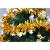 Beteala Craciun, Flippy, auriu, marimea:  2 m x 9 cm x 9 cm material:folie PVC, interior/exterior - vivimall.ro