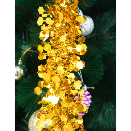 Beteala Craciun, Flippy, galben, marimea: 2 m x 9 cm material:folie PVC, interior/exterior - vivimall.ro