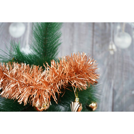 Beteala Craciun, Vivimall, portocale, marimea: 2 m x 9 cm material:folie PVC, interior/exterior - vivimall.ro