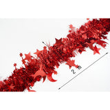 Beteala Craciun, Flippy, roșu, marimea: 2 m x 9 cm x 5 cm material:folie PVC, interior/exterior - vivimall.ro