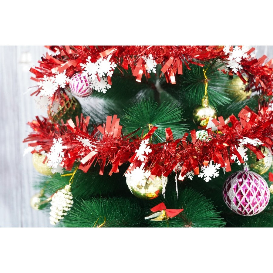 Beteala Craciun, Flippy, roșu, marimea:  2 m x 9 cm x 9 cm material:folie PVC, interior/exterior - vivimall.ro