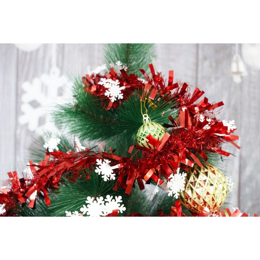 Beteala Craciun, Flippy, roșu, marimea:  2 m x 9 cm x 9 cm material:folie PVC, interior/exterior - vivimall.ro