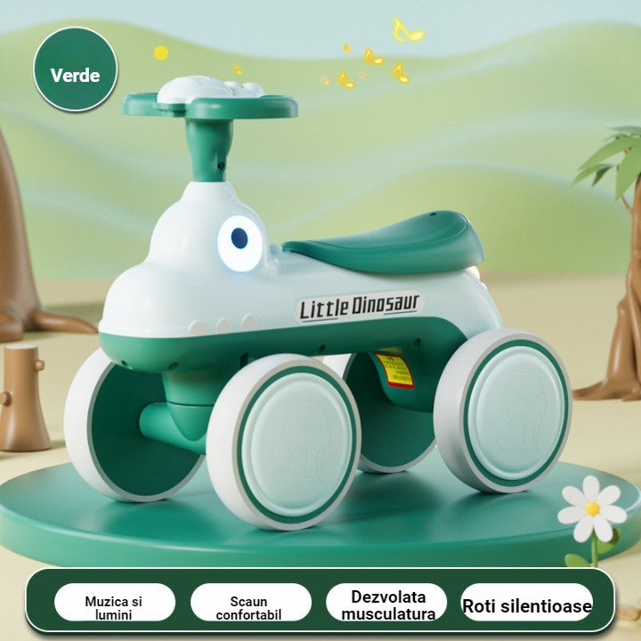 Bicicleta fara pedale cu muzica si lumini | JoyRide - vivimall.ro