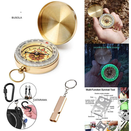 Kit supravietuire multifuncional Vivimall, 40 de Instrumente Profesionale, Echipament de prim-ajutor, Drumetie, Camping - vivimall.ro