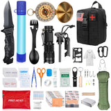 Kit supravietuire multifuncional Vivimall, 40 de Instrumente Profesionale, Echipament de prim-ajutor, Drumetie, Camping - vivimall.ro