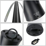 Ventilator Exterior, Repelent Pentru Muste/Tantari, Cablu Usb, Slot Baterii, 9 X 9 X 20 Cm, Negru - vivimall.ro