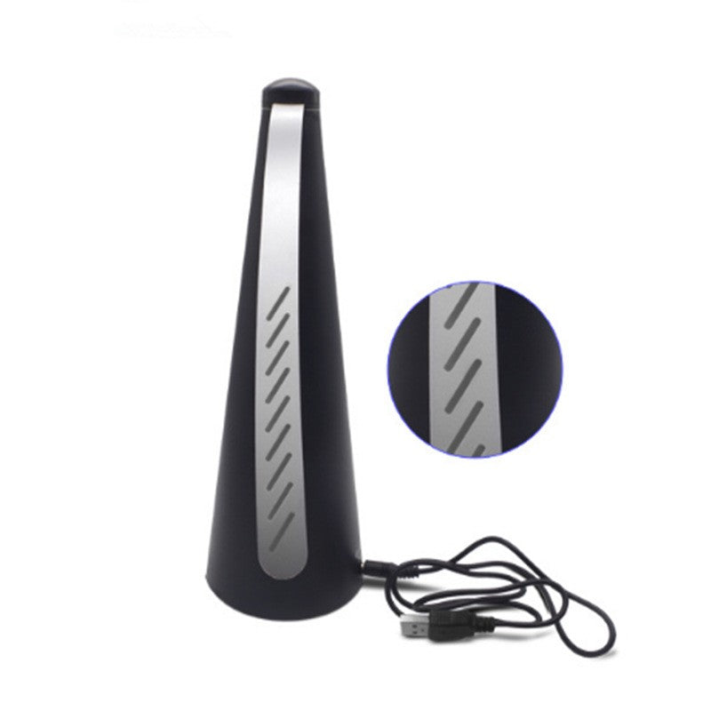 Ventilator Exterior, Repelent Pentru Muste/Tantari, Cablu Usb, Slot Baterii, 9 X 9 X 20 Cm, Negru - vivimall.ro