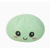 Jucarie Antistres, Flippy, Squishy Gigant,Model Galusca, Minge Interactiva, cu Revenire Lenta, Include Cosulet Steamer, 8.5 cm, Verde - vivimall.ro