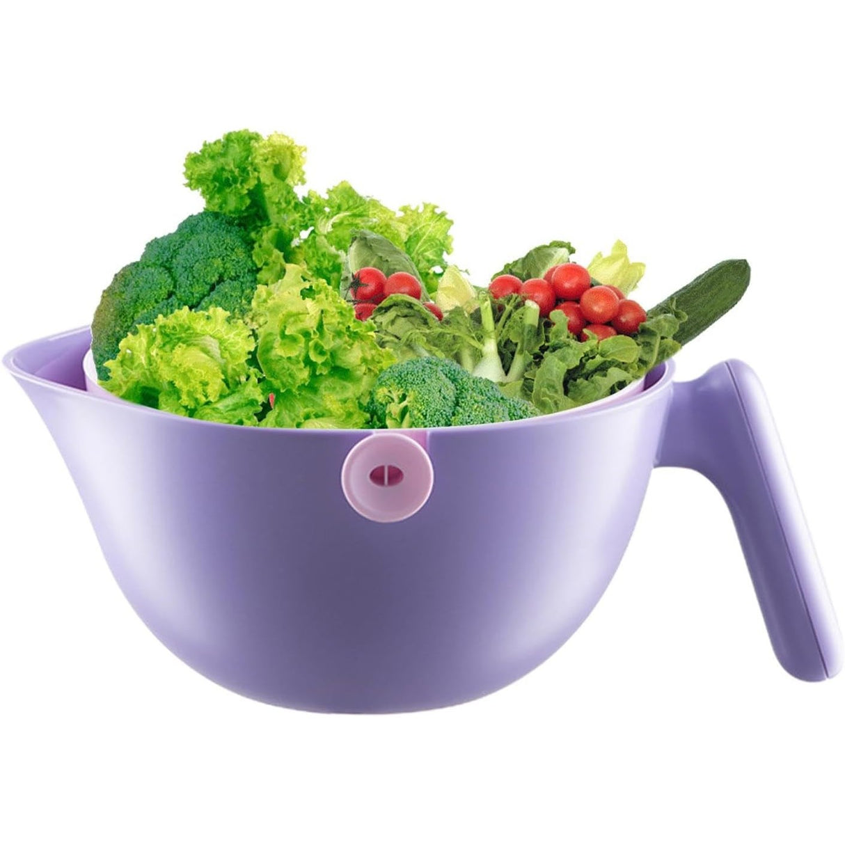 Bol 2 în 1 cu sistem de scurgere, material rezistent | KitchenFlow - vivimall.ro