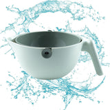 Bol 2 în 1 cu sistem de scurgere, material rezistent | KitchenFlow - vivimall.ro