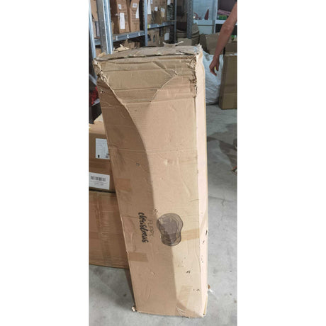 Brad Artificial De Craciun Nins, Decorat Cu Conuri Pin, Pentru Interior/Exterior, Inaltime 210 Cm, Diametru 147 Cm, 1150 Ramuri, Suport Metalic Inclus, Resigilat - vivimall.ro