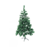 Brad Artificial De Craciun Tip Pin Inzapezit, Inaltime 150 Cm, Diametru 85 Cm, 160 Ramuri Cu Ace 3D 12 Cm, Cu Varfuri Ninse, Suport Metalic Inclus