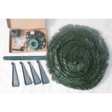 Brad artificial Pop-Up Vivimall, cu instalatie integrata, Lumini RGB, Suport inclus, Stea luminata, 304 Led, 180 cm, Material PVC, Verde - vivimall.ro