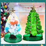 Brad Copac de Hartie Infloritor pe Apa, Flippy, Jucarie Brad Magic Infloritor de Craciun, Crestere Lenta in 8-24 h, Decoratiune de Craciun, 16.5 x 9.5 x 9.5 cm, Verde - vivimall.ro